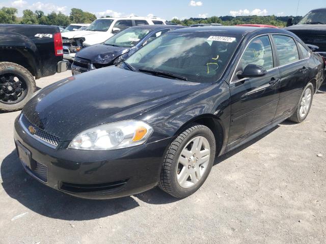 2G1WG5E39C1102355 - 2012 CHEVROLET IMPALA BLACK photo 2