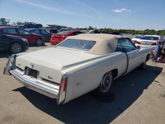 6L67S6Q156849 - 1976 CADILLAC EL DORADO CREAM photo 4