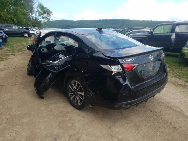 3N1CN8EV1LL847976 - 2020 NISSAN VERSA SV BLACK photo 3