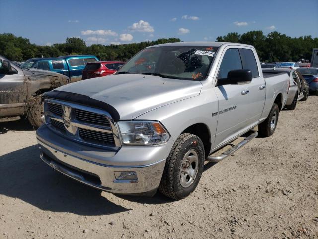 1C6RD7GT1CS196700 - 2012 DODGE RAM 1500 S SILVER photo 2