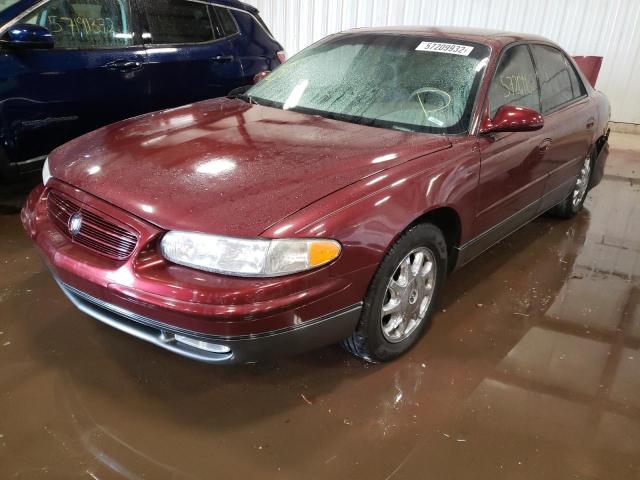 2G4WF551221263200 - 2002 BUICK REGAL GS Бордовый фото 2