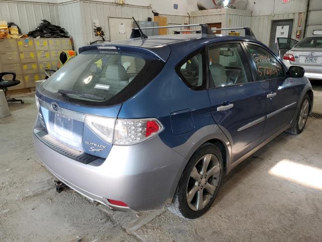 JF1GH6D6XAG809500 - 2010 SUBARU IMPREZA OU BLUE photo 4