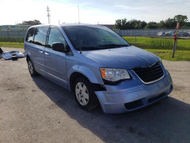 2A8HR44H88R678165 - 2008 CHRYSLER TOWN & COU BLUE photo 1