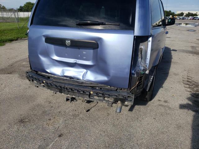 2A8HR44H88R678165 - 2008 CHRYSLER TOWN & COU BLUE photo 9