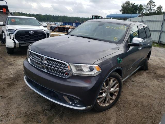 1C4RDHEG3EC387908 - 2014 DODGE DURANGO CI GRAY photo 2