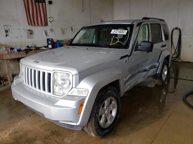 1J4PN2GK1BW534802 - 2011 JEEP LIBERTY SP SILVER photo 2