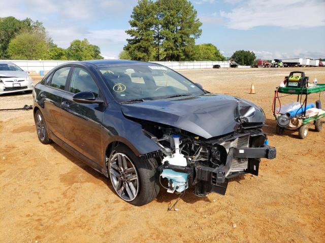 3KPF34AD6ME282815 - 2021 KIA FORTE GT L GRAY photo 1