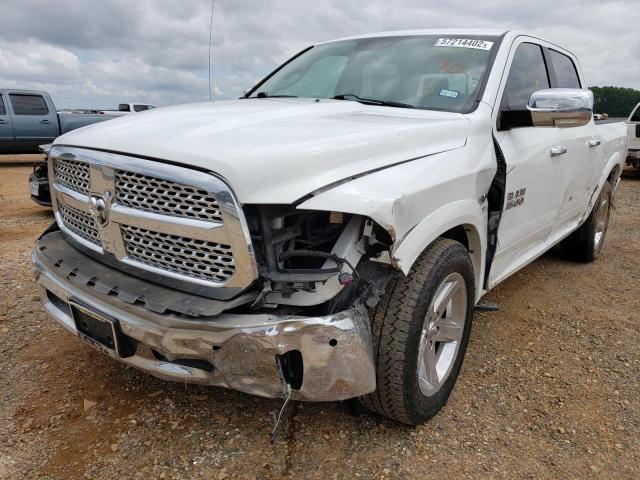 1C6RR6NT3ES372695 - 2014 RAM 1500 LARAM WHITE photo 2