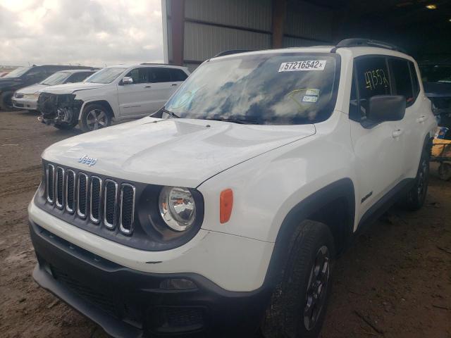 ZACCJBAB6HPG16331 - 2017 JEEP RENEGADE S WHITE photo 2