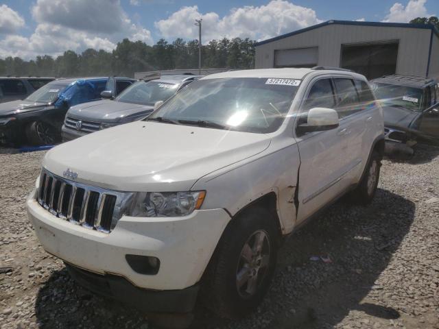 1J4RS4GG2BC557225 - 2011 JEEP GRAND CHER WHITE photo 2