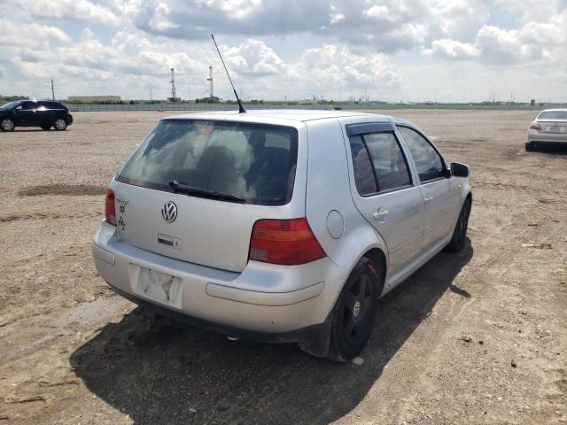 9BWGB61J924070794 - 2002 VOLKSWAGEN GOLF GLS SILVER photo 4