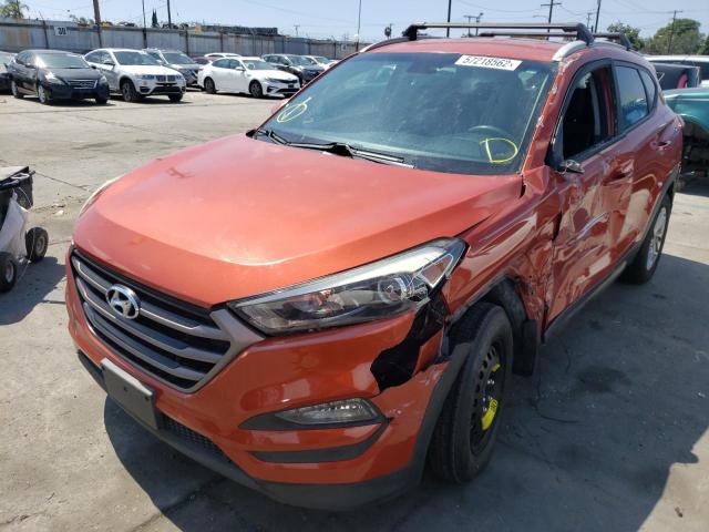 KM8J33A49GU136687 - 2016 HYUNDAI TUCSON LIM ORANGE photo 2