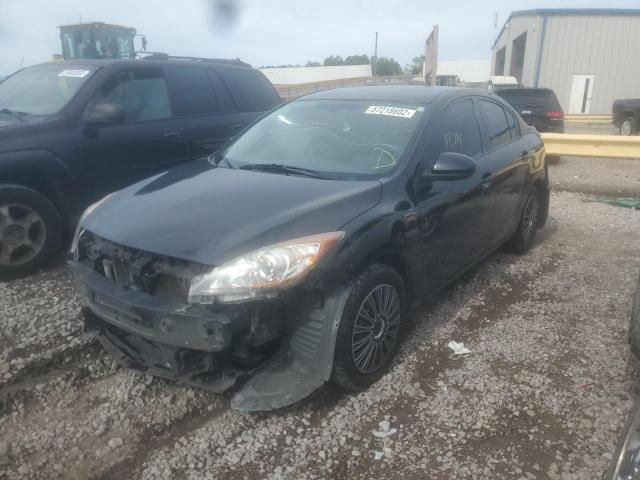 JM1BL1UFXC1522136 - 2012 MAZDA 3 I BLACK photo 2