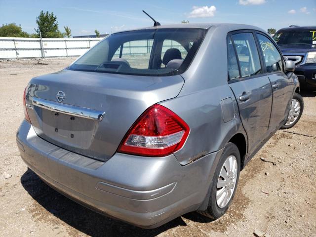 3N1BC11E89L465113 - 2009 NISSAN VERSA S SILVER photo 4