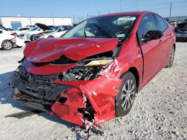 JTDKAMFP0M3192686 - 2021 TOYOTA PRIUS PRIM 红色 照片 2