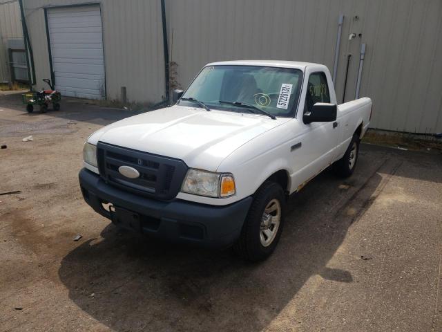 1FTYR10DX7PA91278 - 2007 FORD RANGER WHITE photo 2