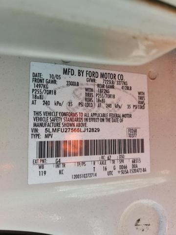 5LMFU27566LJ12829 - 2006 LINCOLN NAVIGATOR BEIGE photo 10