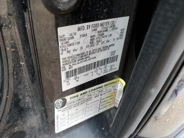 5LMJJ2J57AEJ07146 - 2010 LINCOLN NAVIGATOR 黑色 照片 10