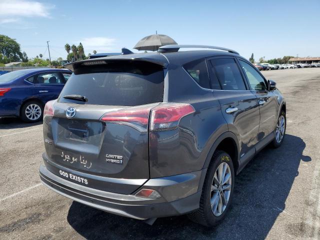 JTMDJREV8GD015212 - 2016 TOYOTA RAV4 HV LI GRAY photo 4