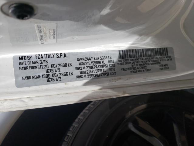 ZFBERFBB1J6J29492 - 2018 RAM PROMASTER 白色 照片 10