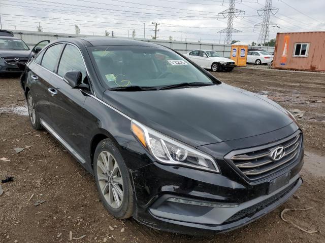 5NPE34AF3GH414667 - 2016 HYUNDAI SONATA SPO BLACK photo 1