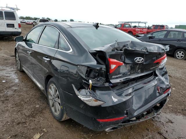 5NPE34AF3GH414667 - 2016 HYUNDAI SONATA SPO BLACK photo 3