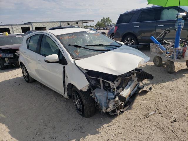 JTDKDTB33D1537600 - 2013 TOYOTA PRIUS C WHITE photo 1