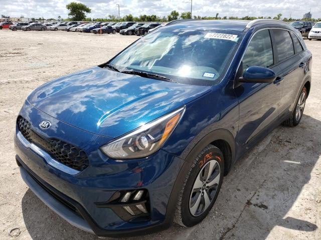 KNDCB3LC1L5396882 - 2020 KIA NIRO LX BLUE photo 2