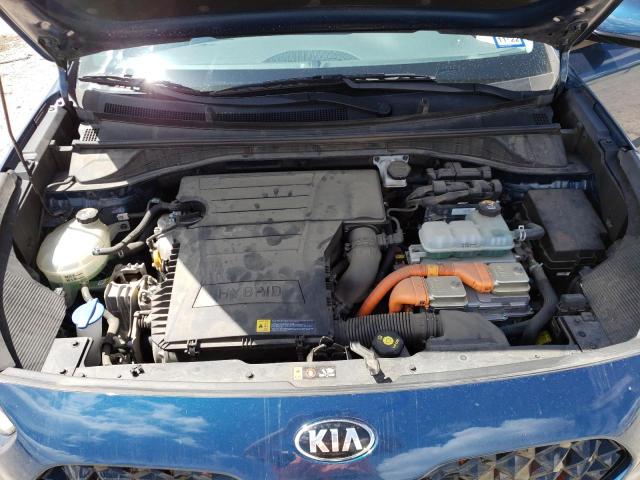 KNDCB3LC1L5396882 - 2020 KIA NIRO LX BLUE photo 7