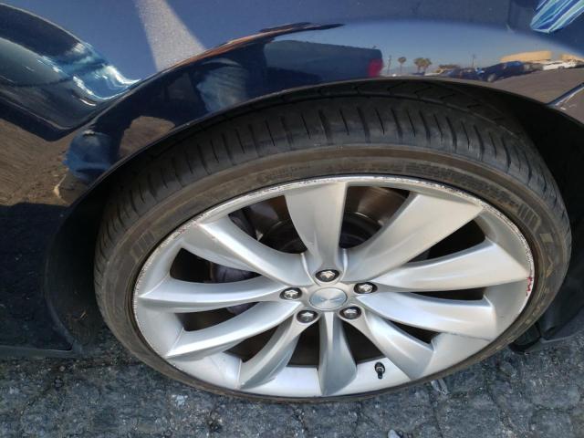 5YJSA1AG9DFP09203 - 2013 TESLA MODEL S Կապույտ լուսանկար 9