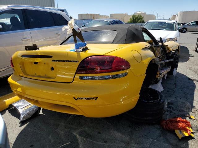 1B3JZ65Z45V501229 - 2005 DODGE VIPER SRT- YELLOW photo 4