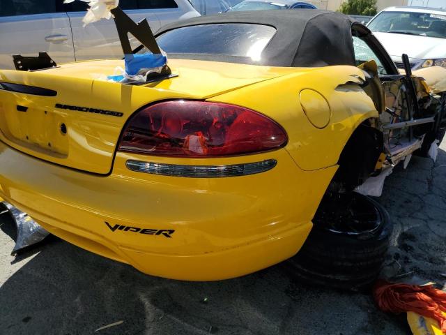 1B3JZ65Z45V501229 - 2005 DODGE VIPER SRT- YELLOW photo 9