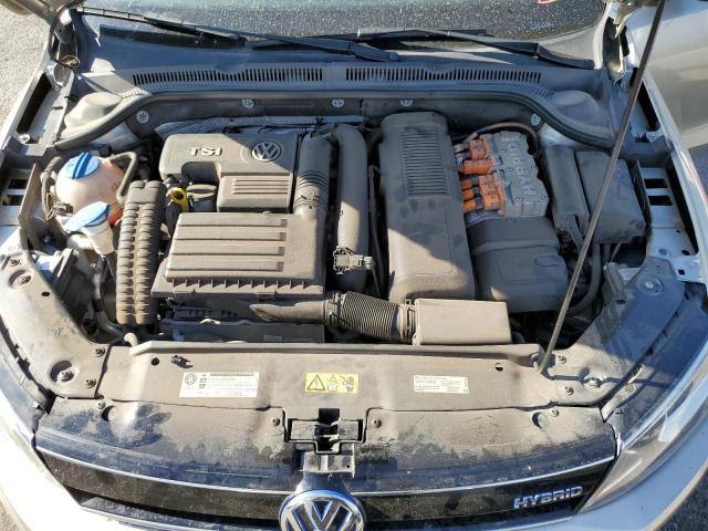 3VW637AJ5EM248229 - 2014 VOLKSWAGEN JETTA HYBR GOLD photo 7