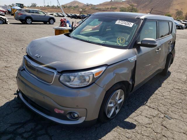 KNDJX3AE2K7038223 - 2019 KIA SOUL EV + TAN photo 2