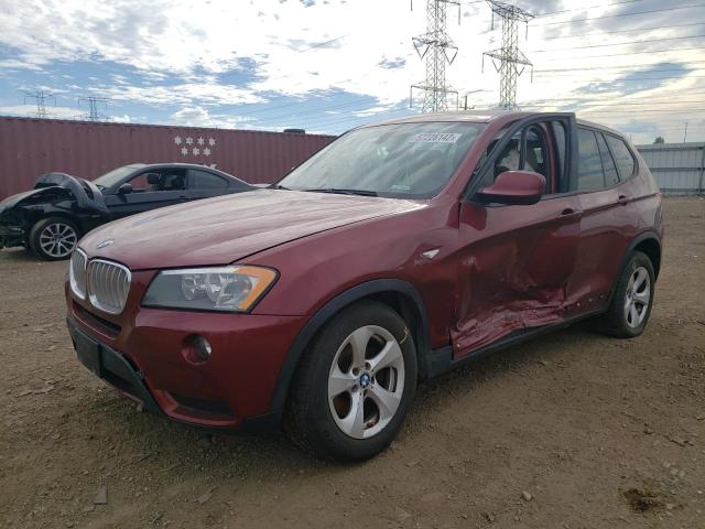 5UXWX5C57BL705162 - 2011 BMW X3 XDRIVE2 RED photo 2