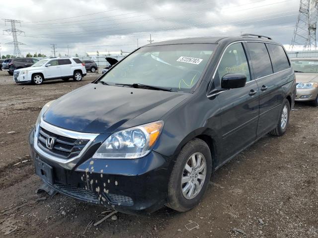 5FNRL38748B017205 - 2008 HONDA ODYSSEY VA BLACK photo 2