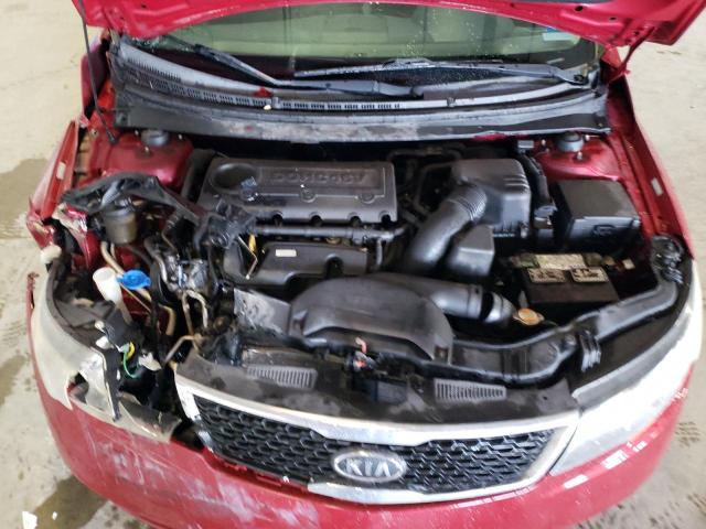 KNAFU5A22B5336828 - 2011 KIA FORTE EX BURGUNDY photo 7