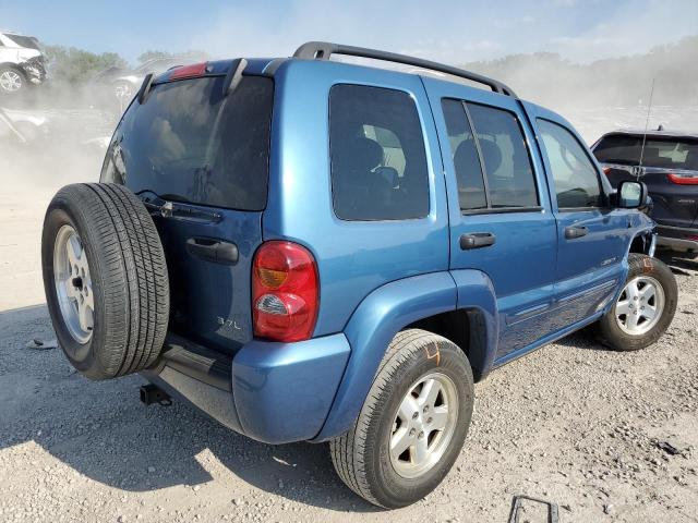 1J4GL58K83W644589 - 2003 JEEP LIBERTY LI BLUE photo 4