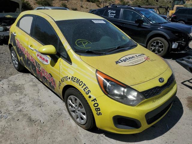 KNADM5A30F6517894 - 2015 KIA RIO LX YELLOW photo 1