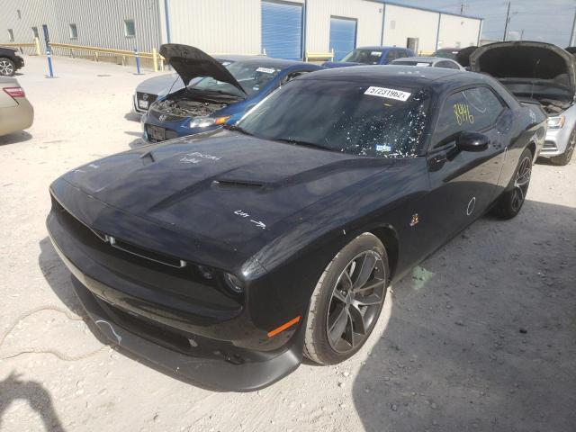 2C3CDZFJ3GH253684 - 2016 DODGE CHALLENGER BLACK photo 2