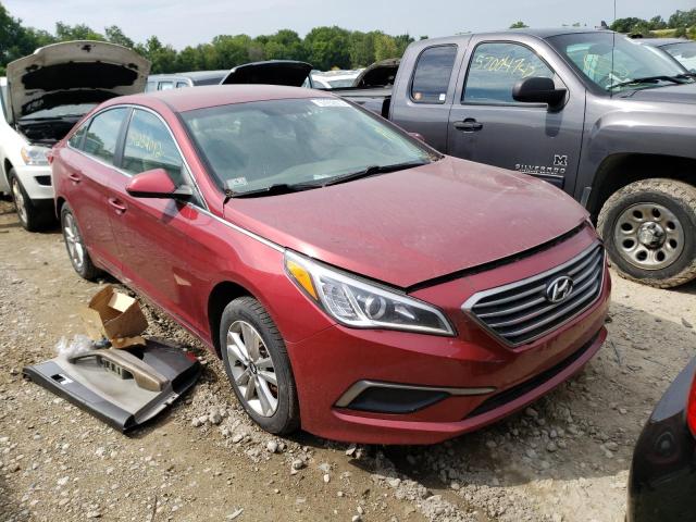 5NPE24AF5GH406010 - 2016 HYUNDAI SONATA SE RED photo 1