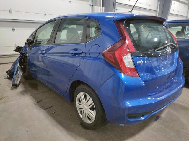 3HGGK5H4XKM722171 - 2019 HONDA FIT LX BLUE photo 3