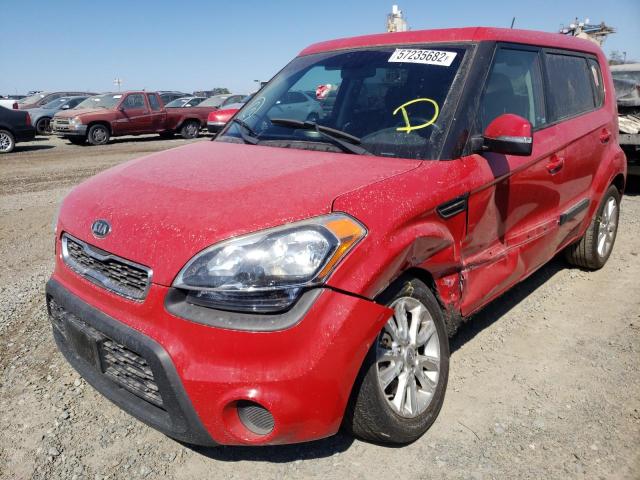 KNDJT2A68C7410681 - 2012 KIA SOUL RED photo 2