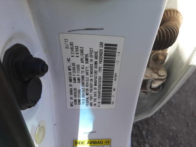 19UUA8F55DA008094 - 2013 ACURA TL TECH WHITE photo 10