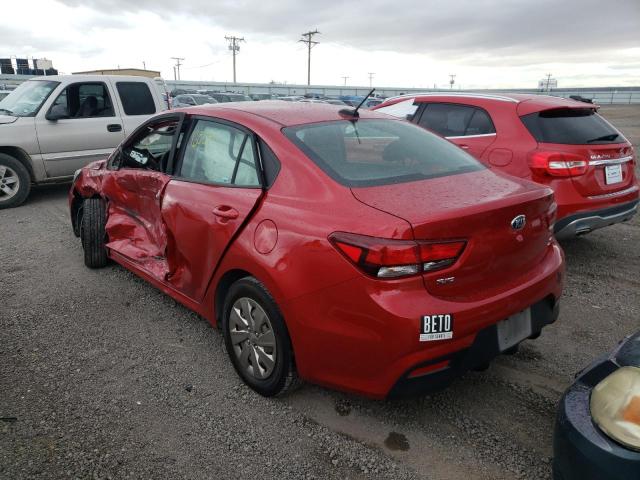 3KPA24AB5JE127003 - 2018 KIA RIO LX RED photo 3