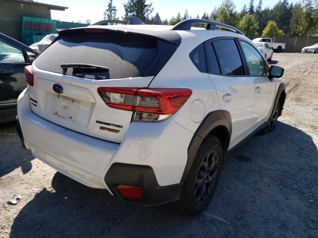 JF2GTHRC0MH235850 - 2021 SUBARU CROSSTREK WHITE photo 4