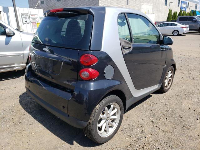 WMEEJ31X58K112603 - 2008 SMART FORTWO BLACK photo 4