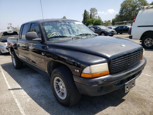 1B7GL2AN0YS734214 - 2000 DODGE DAKOTA QUA BLACK photo 1