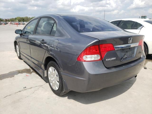 19XFA1F30BE045285 - 2011 HONDA CIVIC VP GRAY photo 3