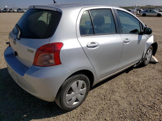 JTDKT923275106930 - 2007 TOYOTA YARIS SILVER photo 4